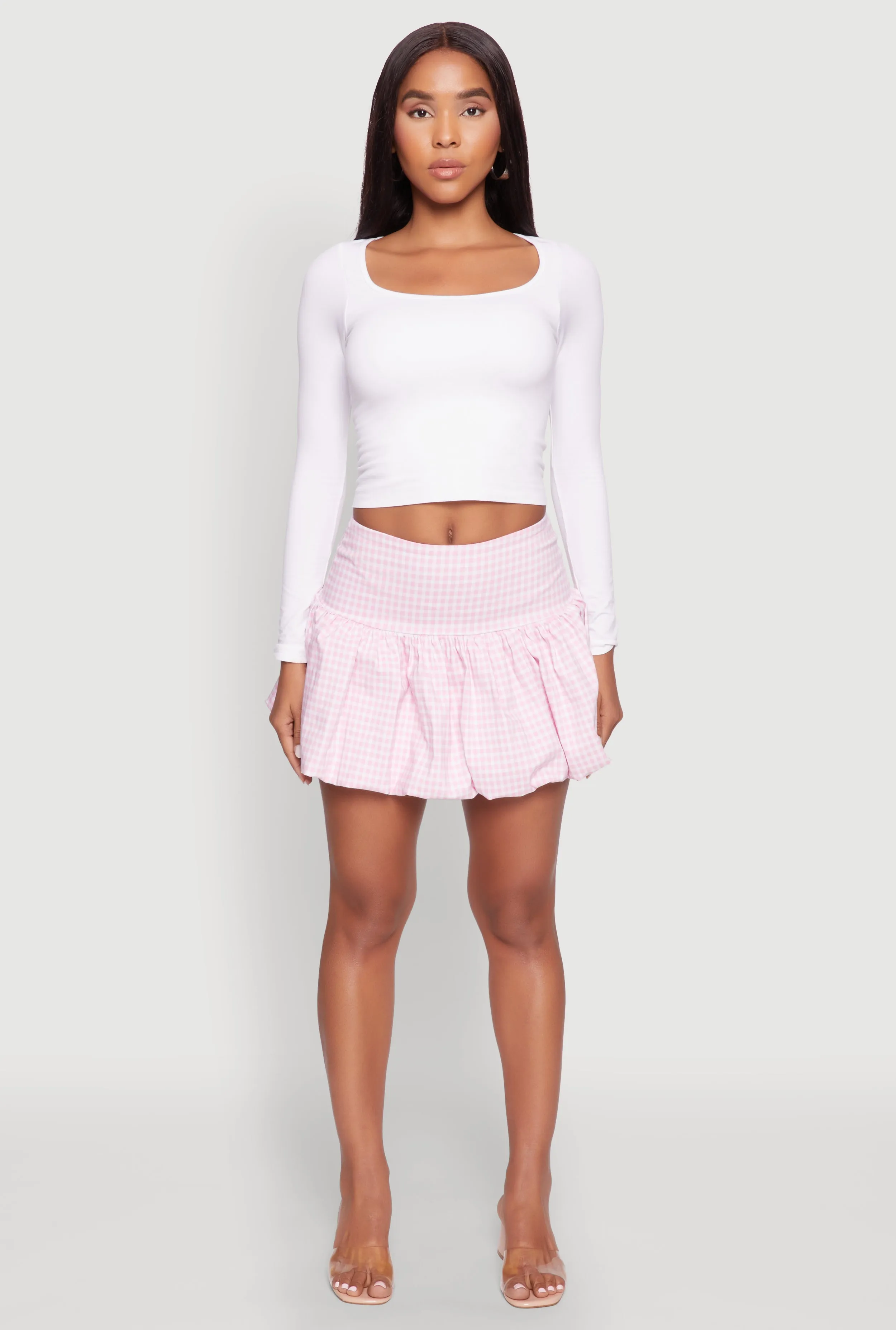 Gingham Bubble Skirt sold by Rainbow product image thumbnail 2