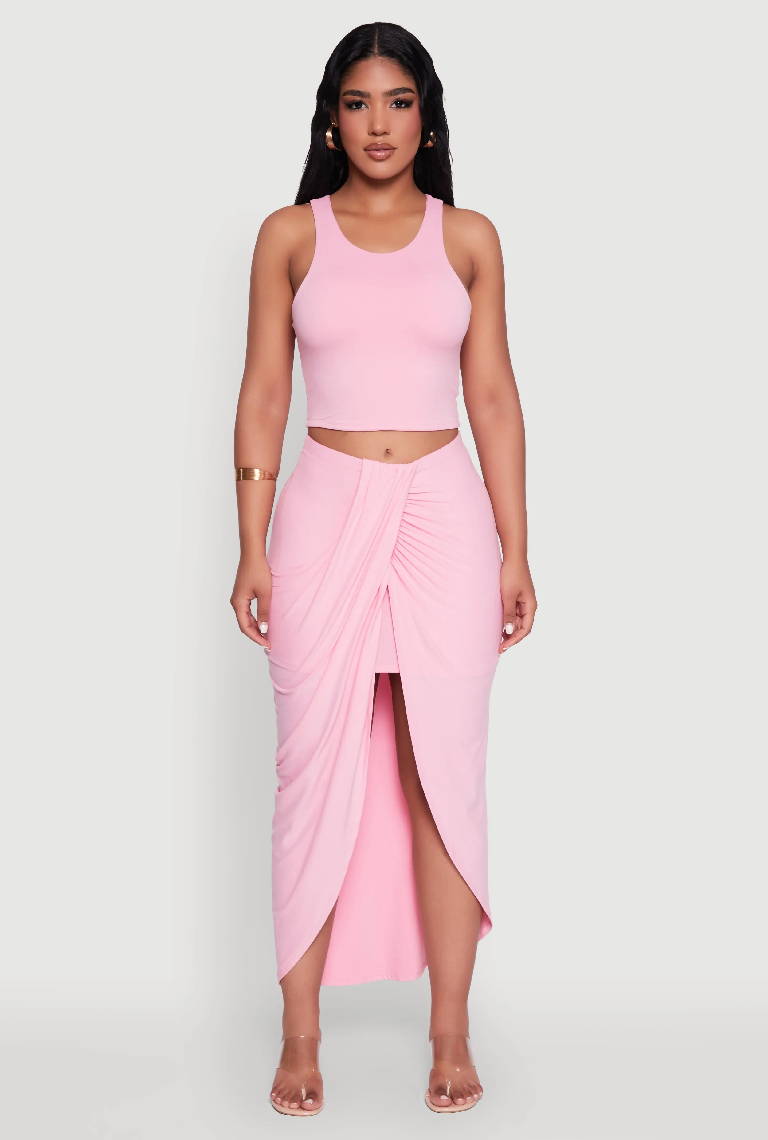 Soft Knit Cropped Tank Top sold by Rainbow product image thumbnail 3