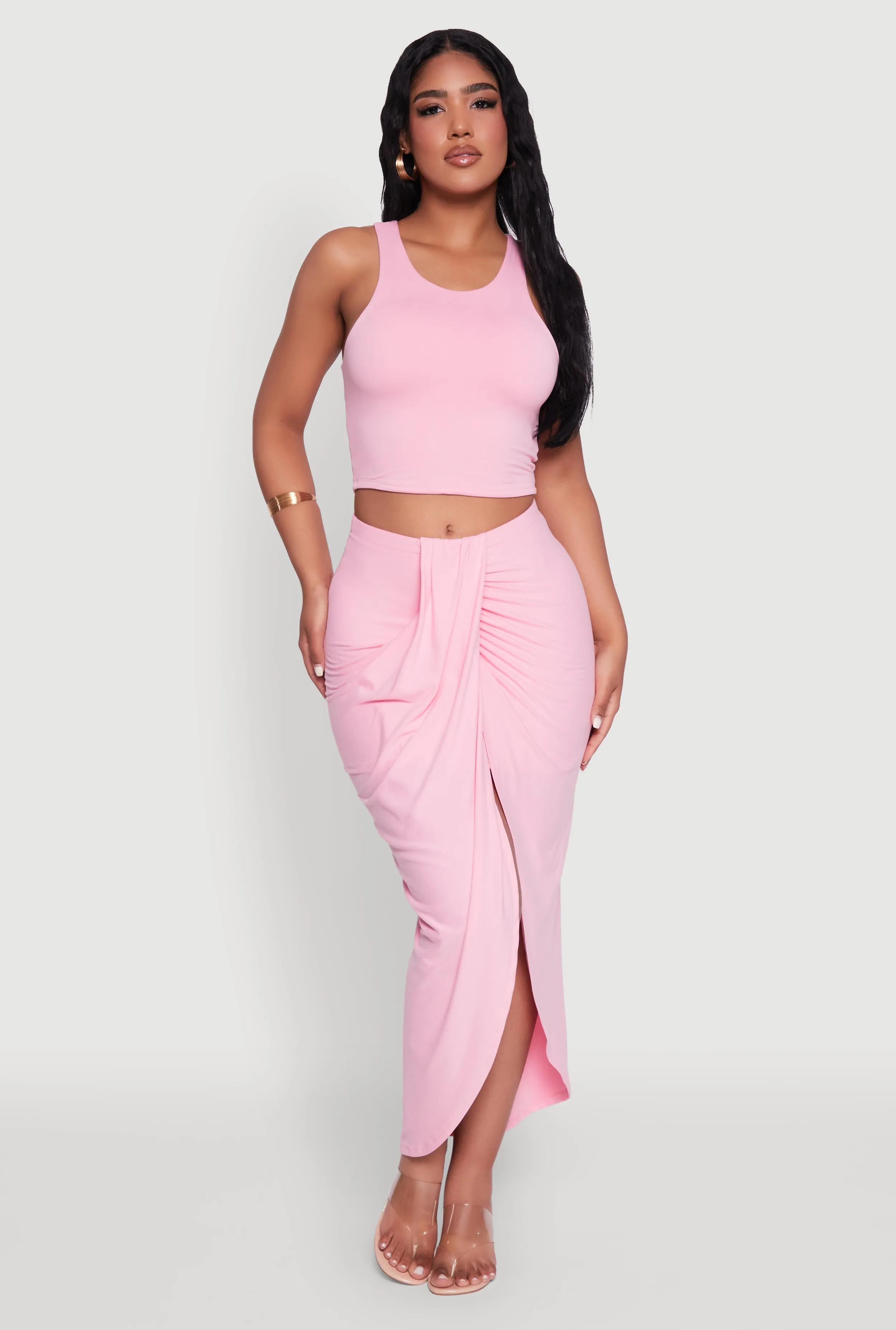 Soft Knit Cropped Tank Top sold by Rainbow product image thumbnail 2