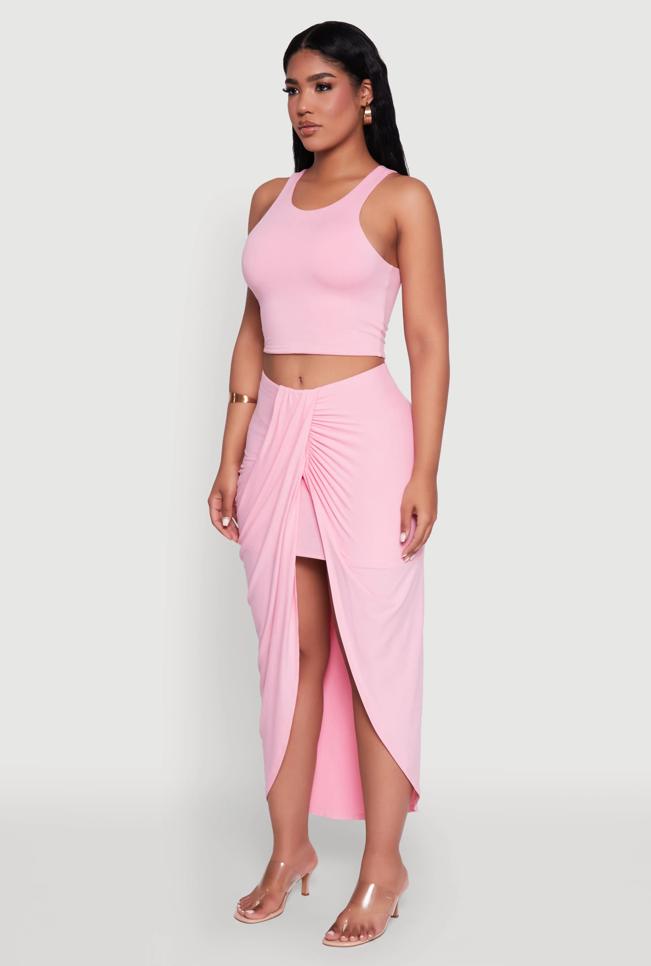 Soft Knit Cropped Tank Top sold by Rainbow product image thumbnail 5