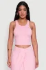 Soft Knit Cropped Tank Top sold by Rainbow