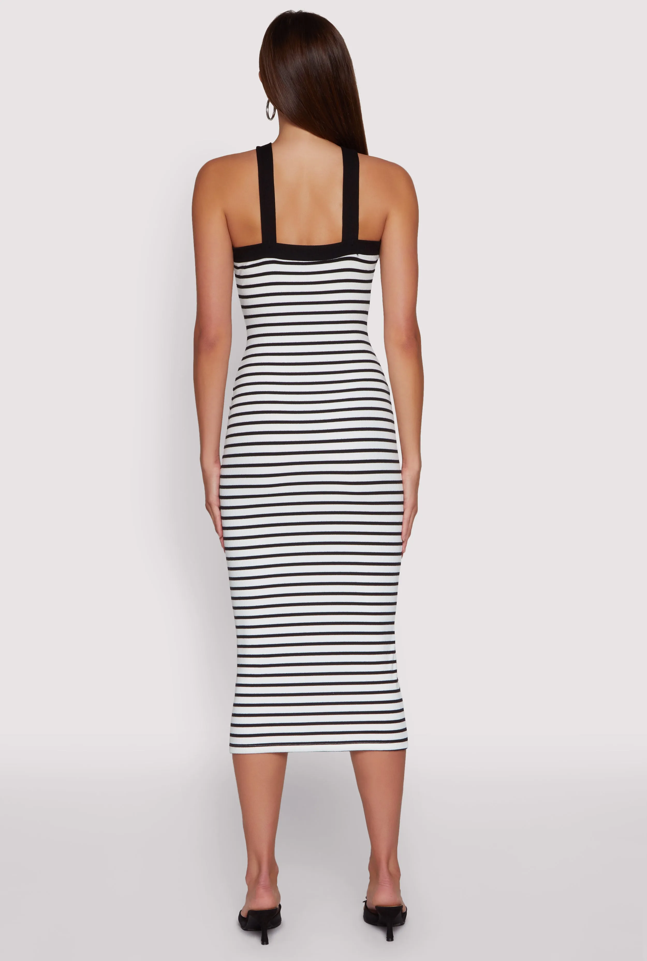 Iris Striped Halter Midi Dress sold by Rainbow product image thumbnail 5