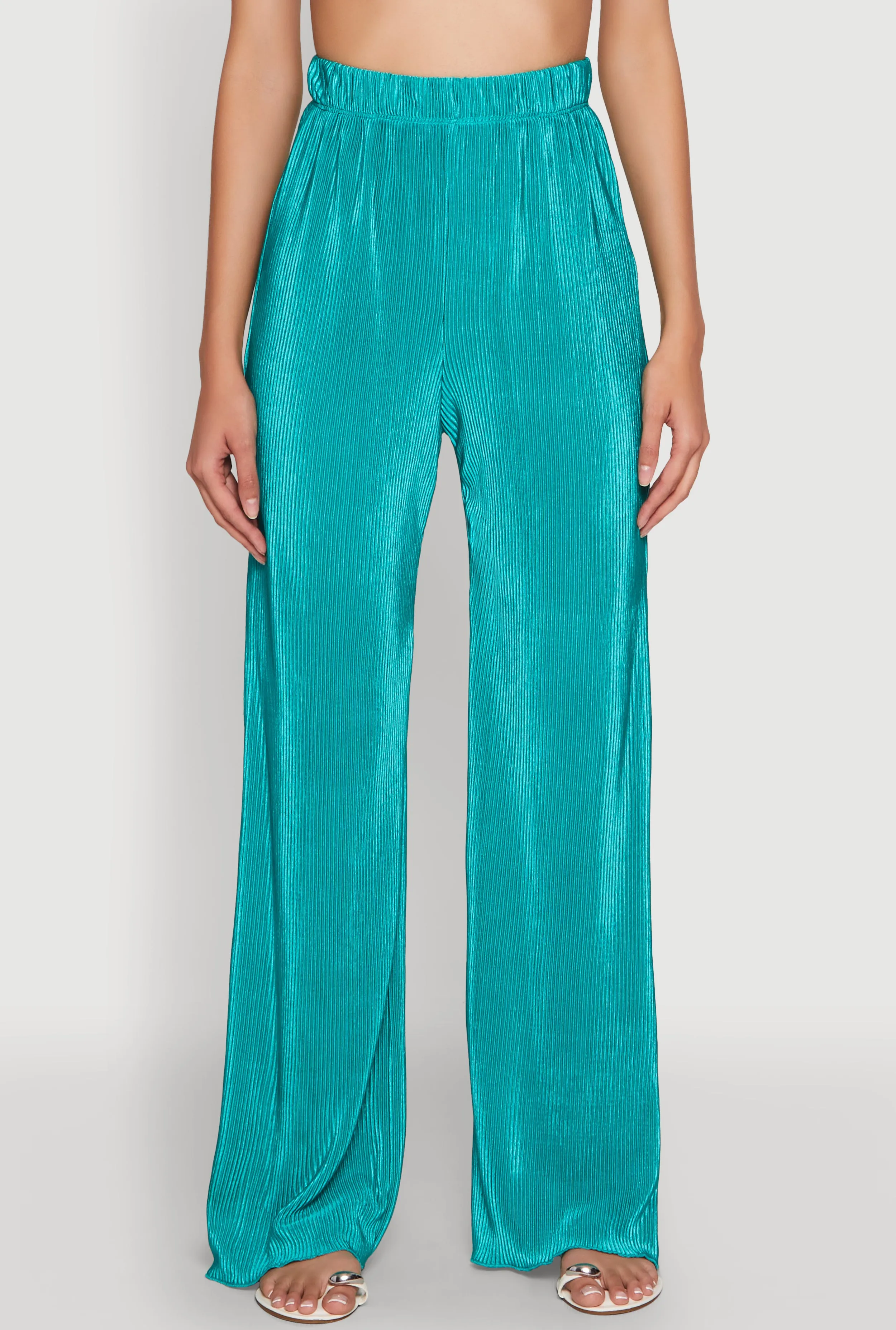 Plisse Wide Leg Pants sold by Rainbow product image thumbnail 3