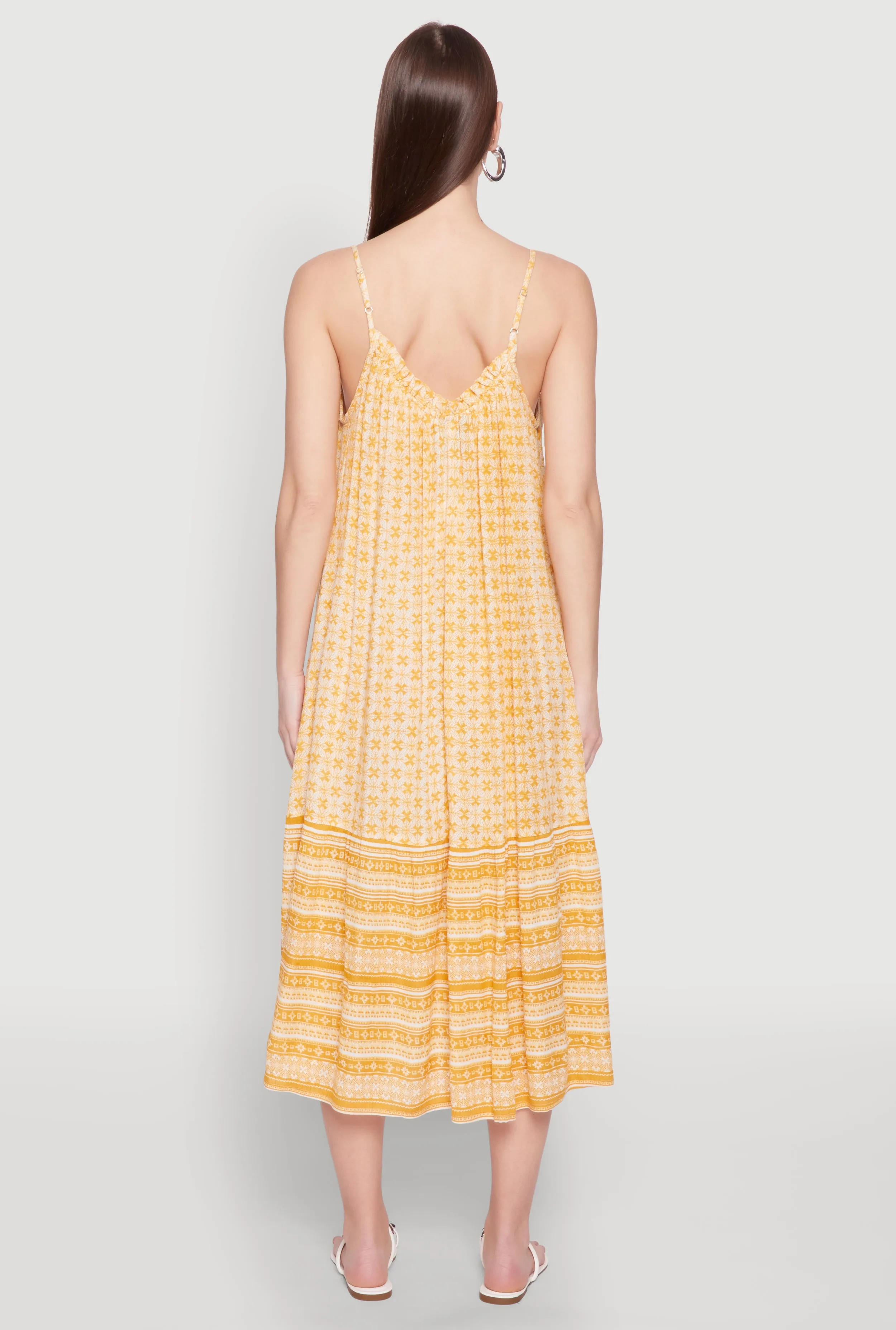 Border Print Midi Dress sold by Rainbow product image thumbnail 5