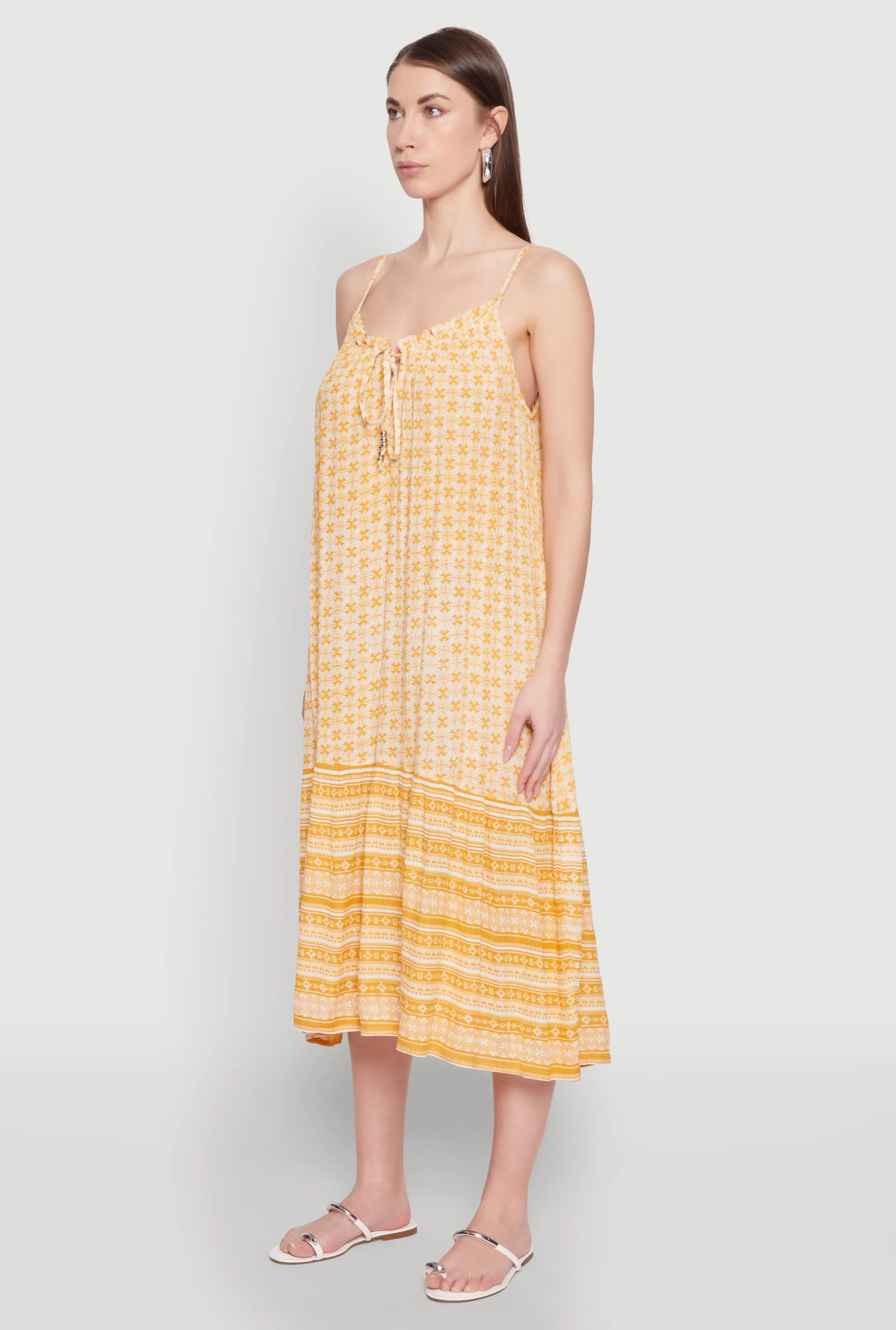 Border Print Midi Dress sold by Rainbow product image thumbnail 3