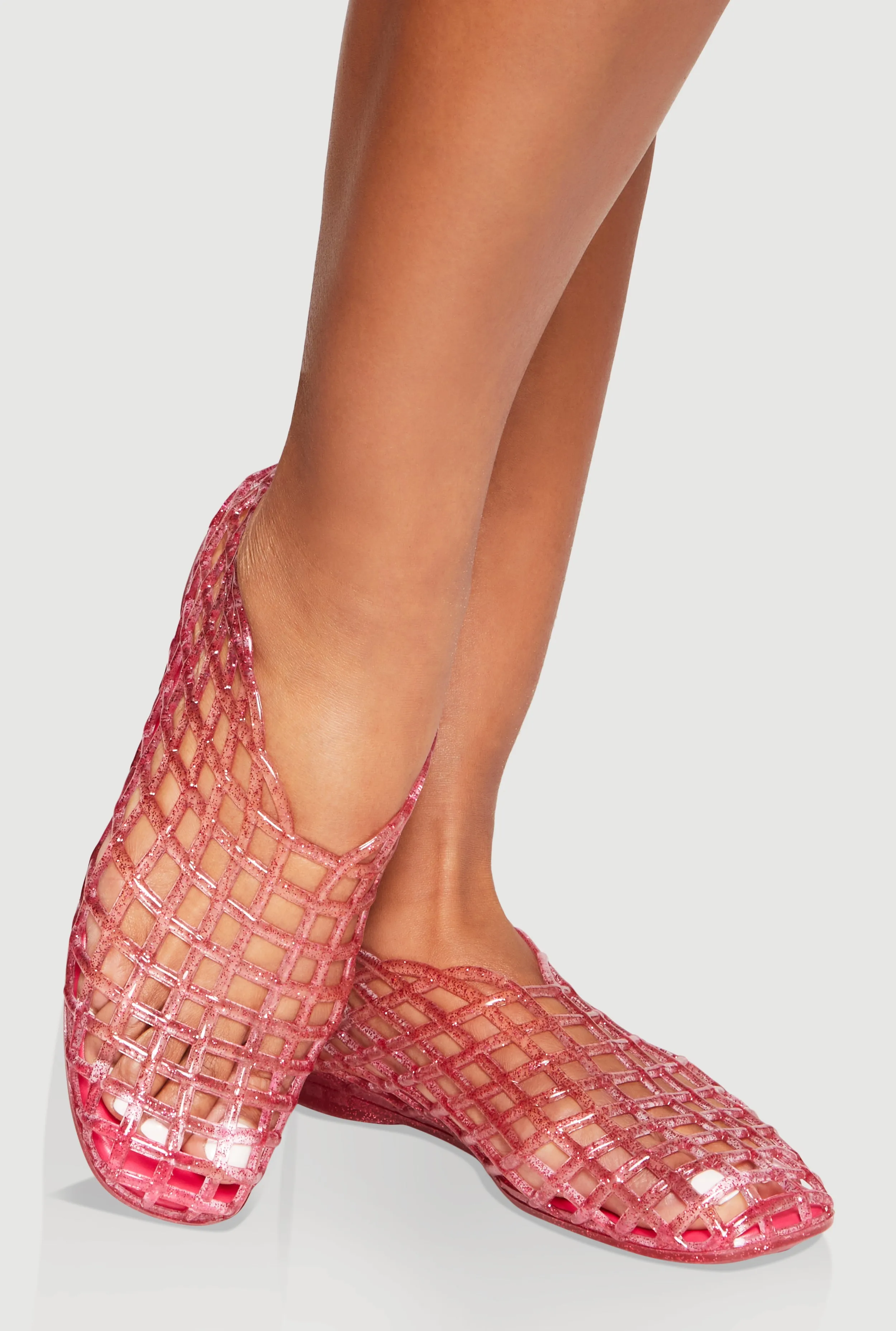 Jelly Cut Out Flats sold by Rainbow