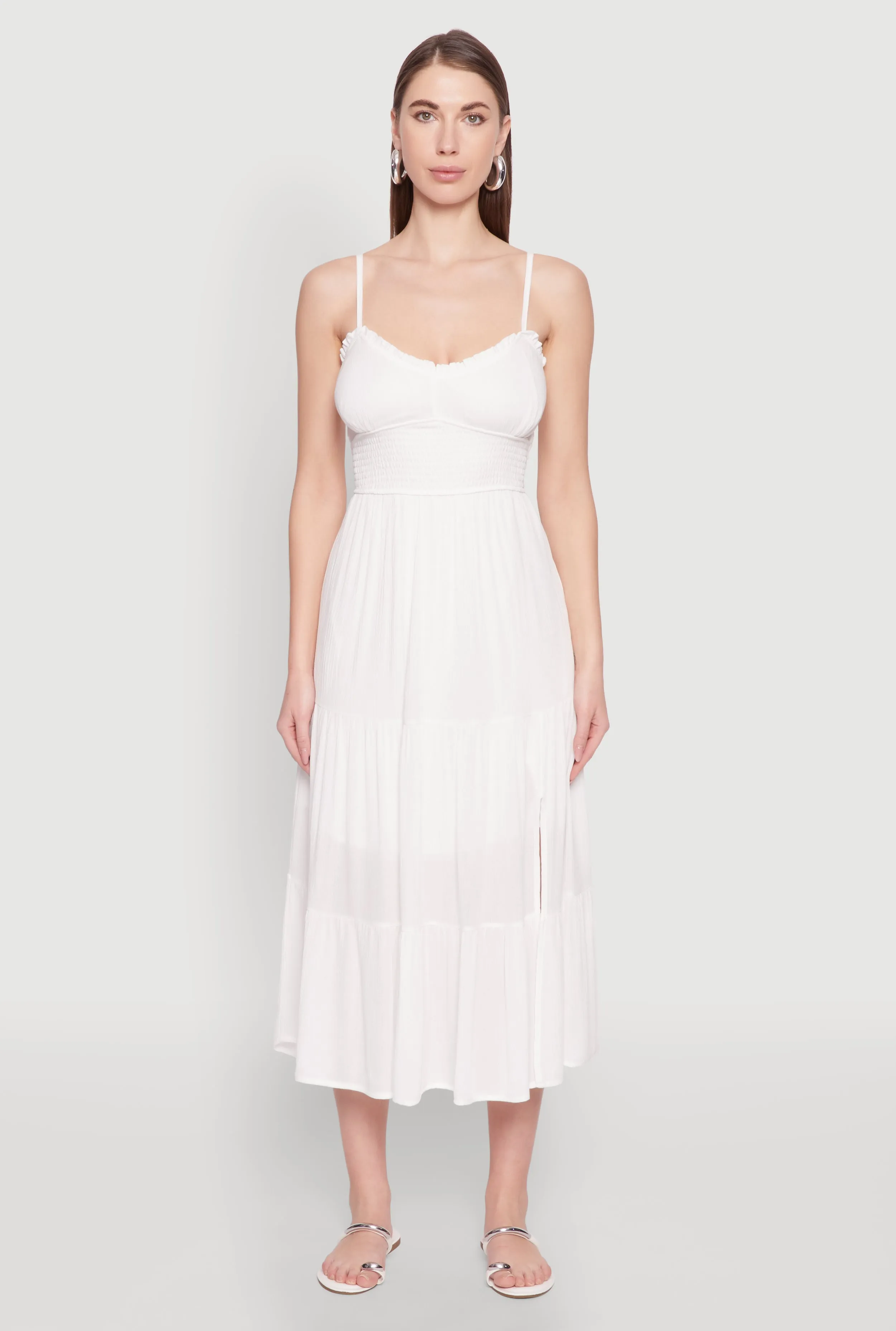 Iris Smocked Empire Waist Tiered Dress sold by Rainbow product image thumbnail 2