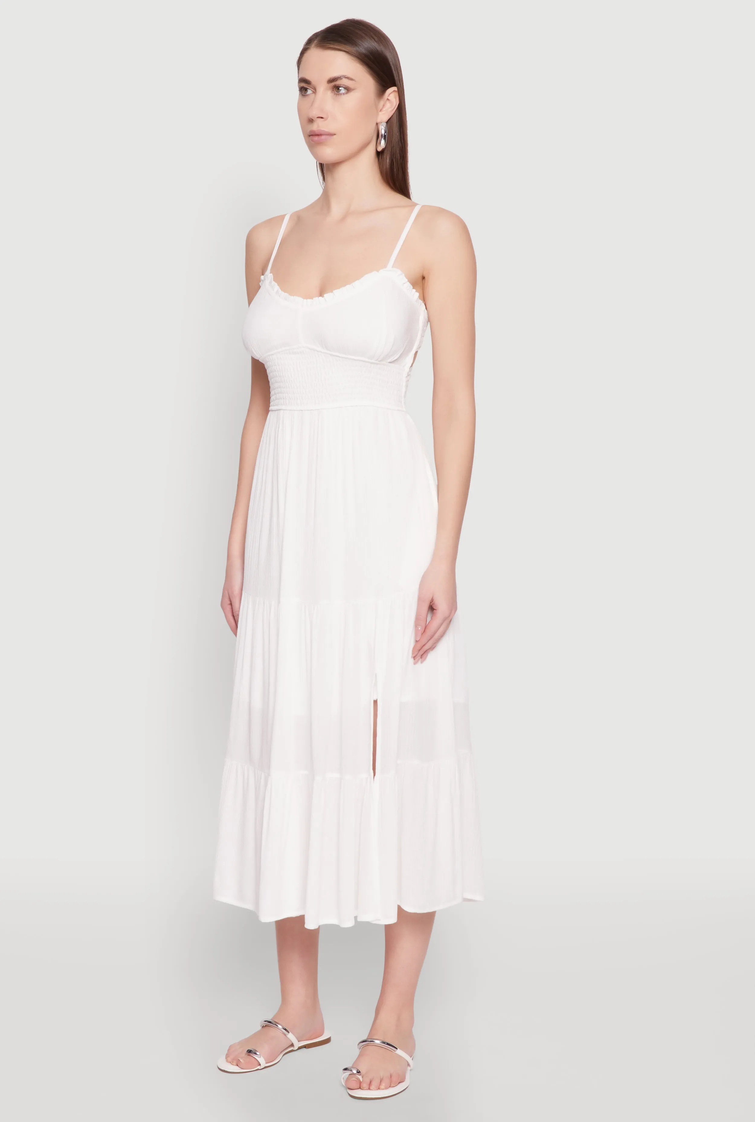 Iris Smocked Empire Waist Tiered Dress sold by Rainbow product image thumbnail 3