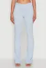 Mineral Wash Pintuck Flared Pants sold by Rainbow