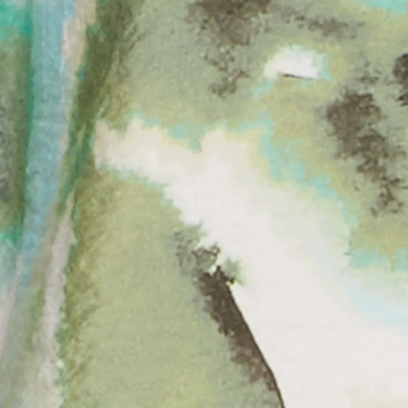 Abstract Leaf Print Button Front Shirt sold by Rainbow product image thumbnail 4