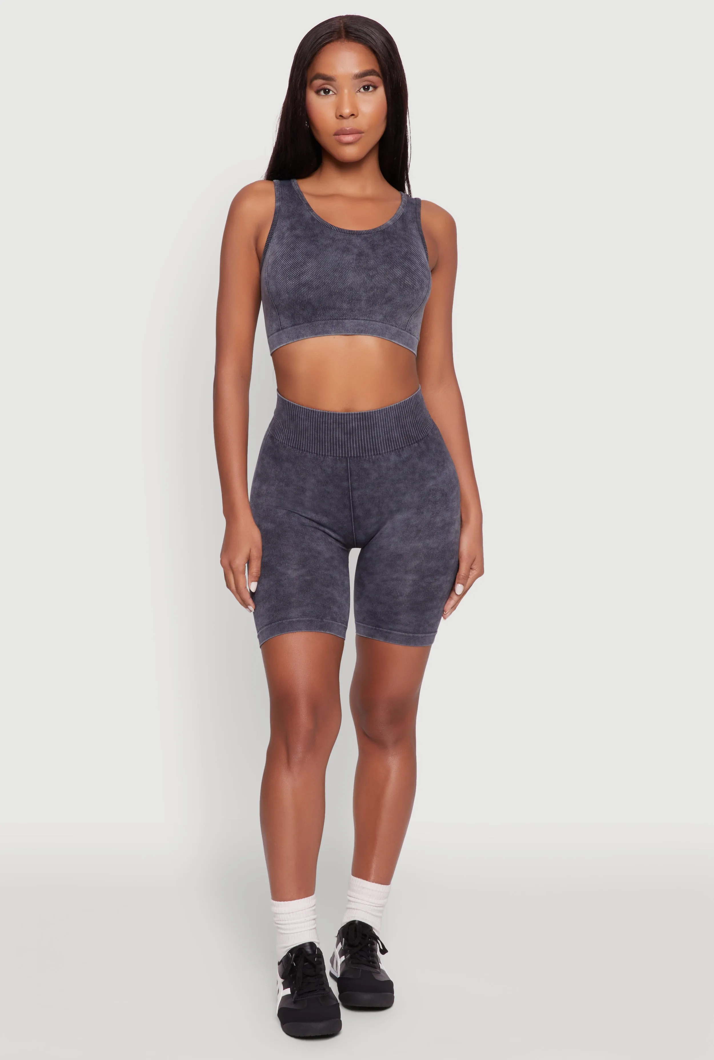 Seamless Mineral Wash Bike Shorts sold by Rainbow product image thumbnail 2