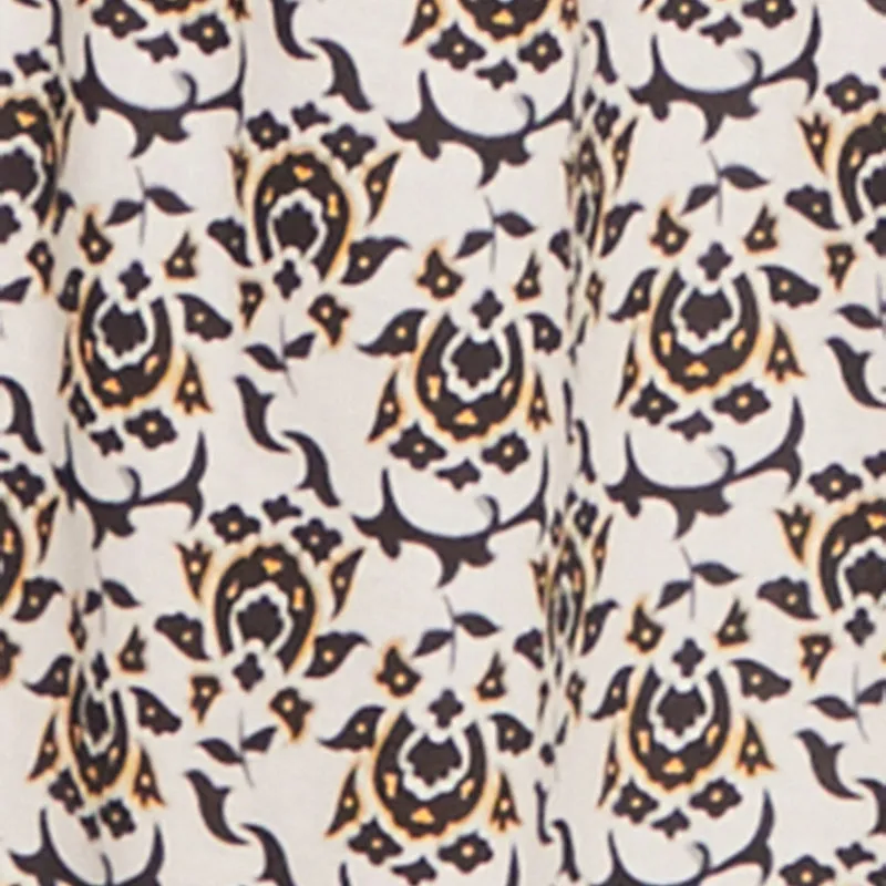 Plus Size Patterned Smocked Waist Maxi Skirt sold by Rainbow product image thumbnail 4