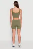 Seamless Cropped Tank Top and Bike Shorts sold by Rainbow