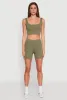 Seamless Cropped Tank Top and Bike Shorts sold by Rainbow