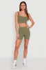 Seamless Cropped Tank Top and Bike Shorts sold by Rainbow