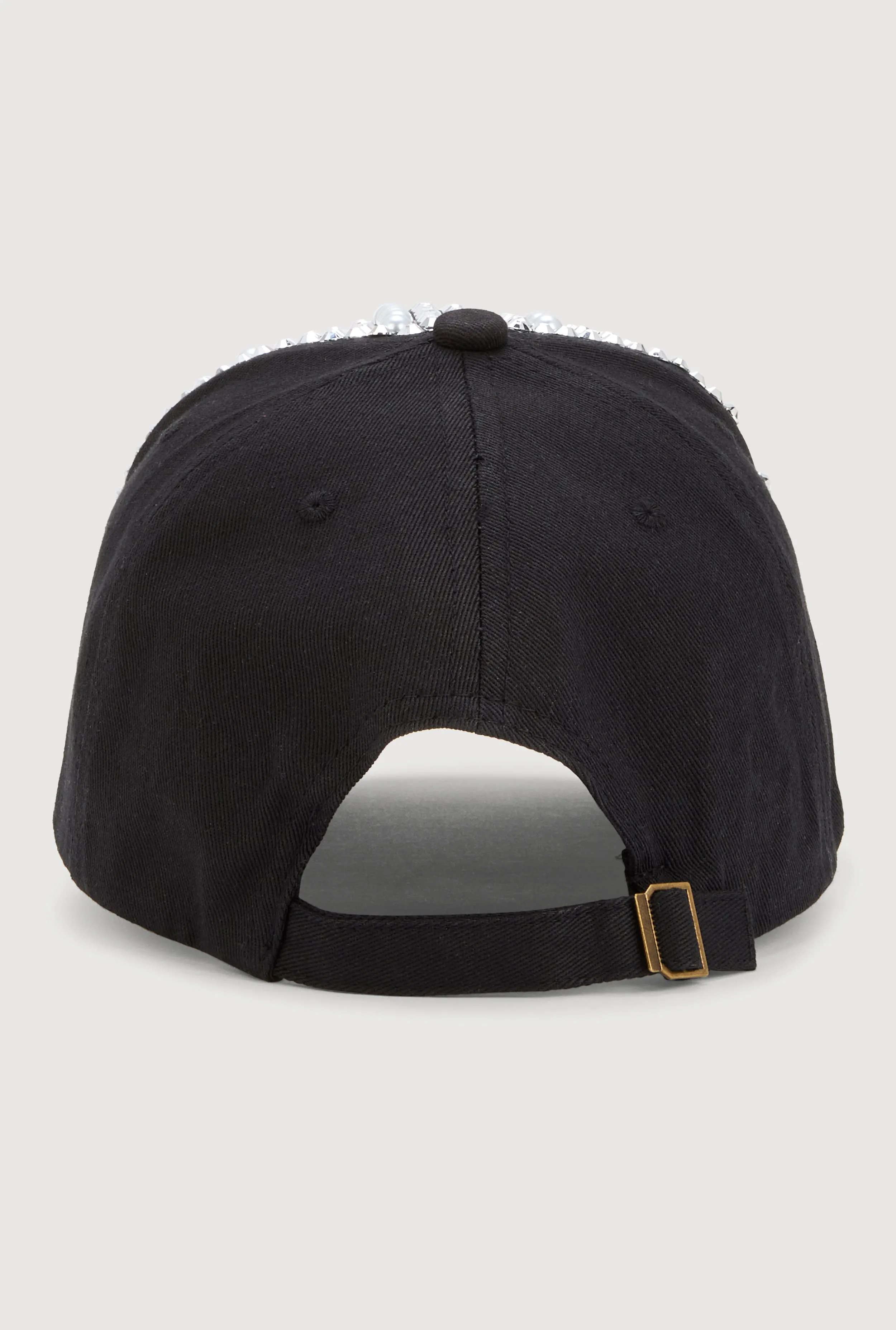 Rhinestone and Pearl Studded Baseball Hat sold by Rainbow product image thumbnail 5