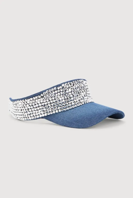 Rhinestone Visor sold by Rainbow