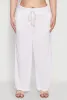 Plus Size Airy High Waisted Palazzo Pants sold by Rainbow