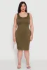 Plus Size Scoop Neck Tank Dress sold by Rainbow
