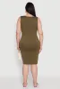 Plus Size Scoop Neck Tank Dress sold by Rainbow