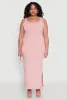Plus Size Ribbed Knit Maxi Tank Dress sold by Rainbow