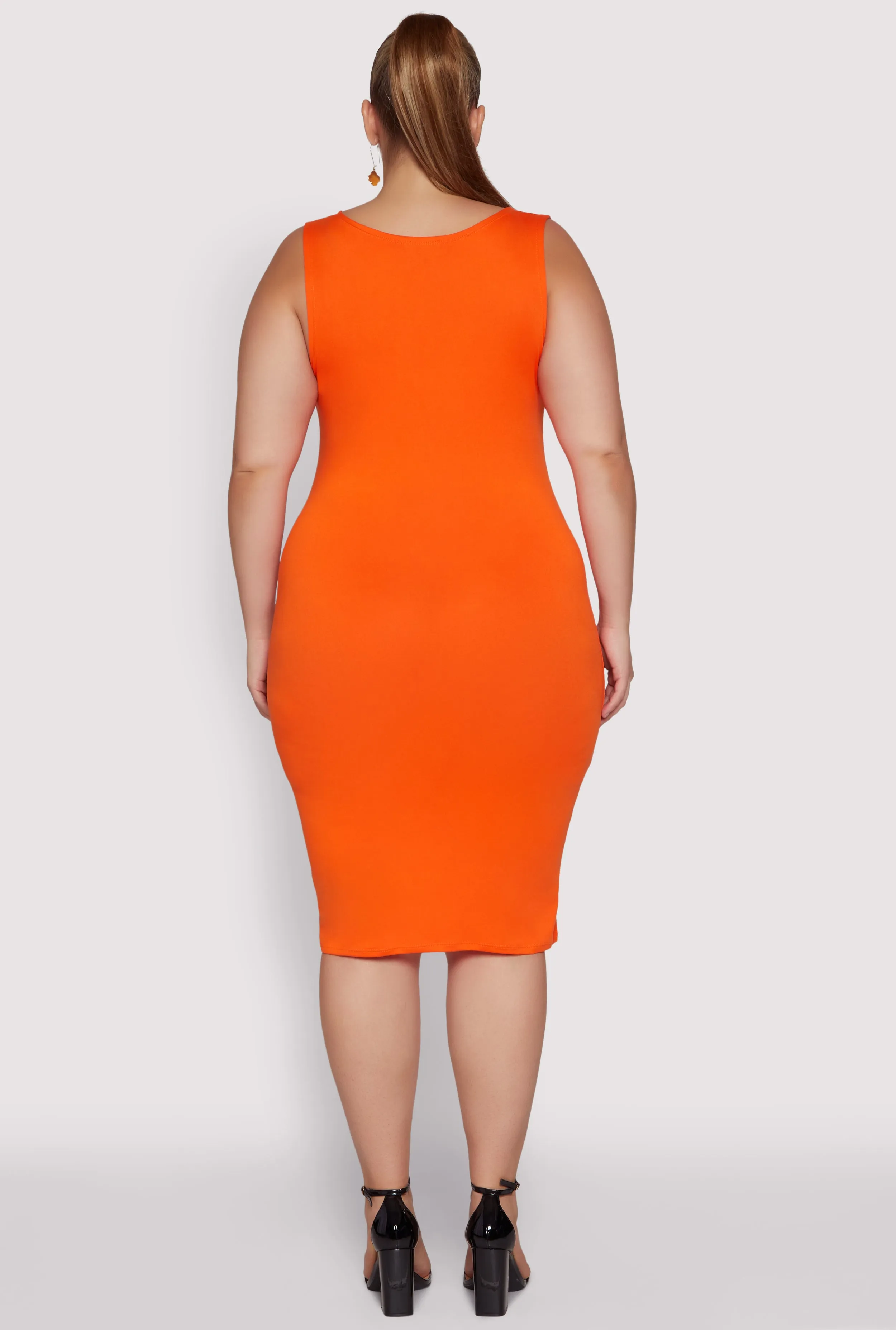 Plus Size Scoop Neck Tank Dress sold by Rainbow product image thumbnail 5