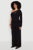 Plus Size One Shoulder Keyhole Top sold by Rainbow