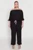 Plus Size Airy High Waisted Palazzo Pants sold by Rainbow