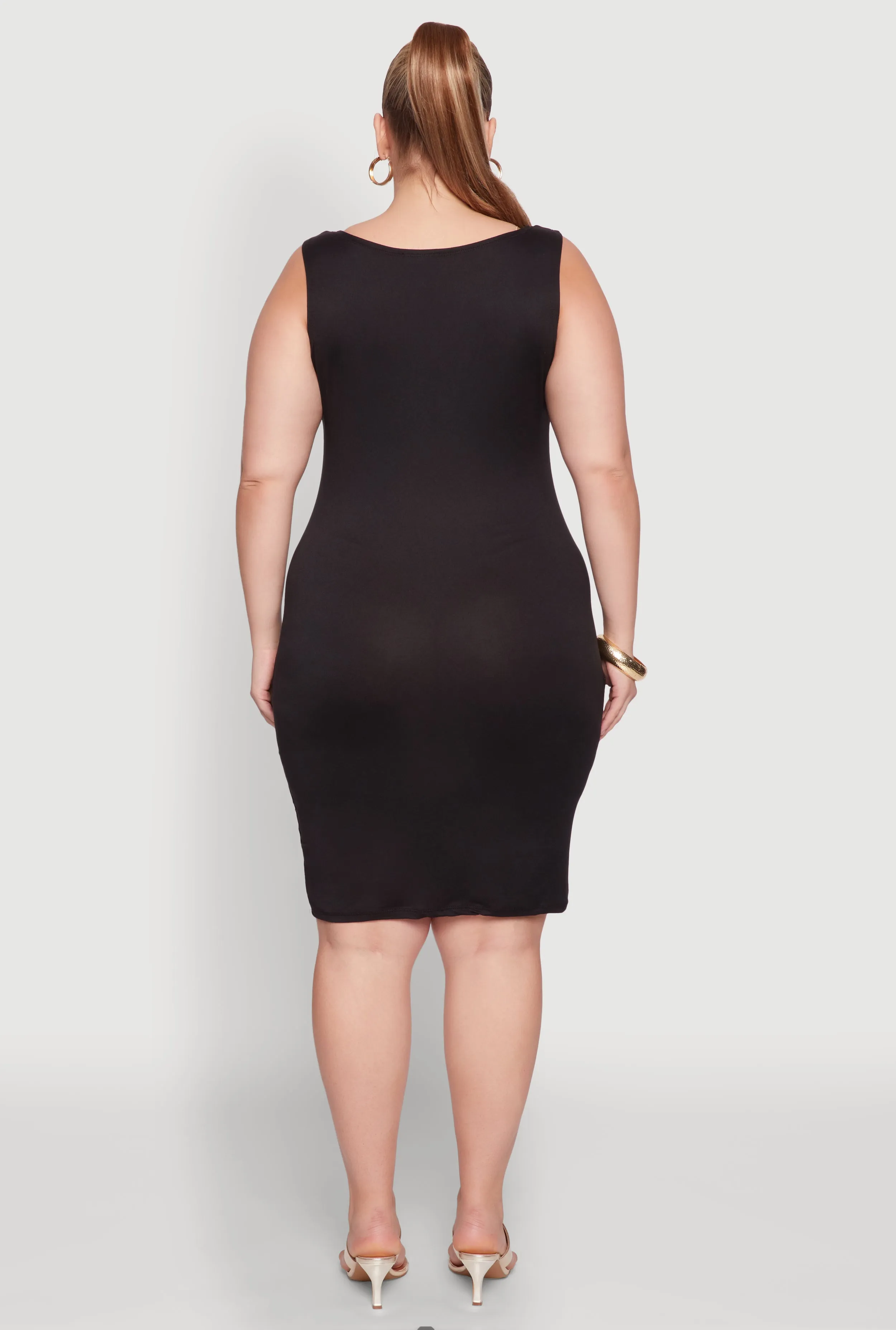 Plus Size Scoop Neck Tank Dress sold by Rainbow product image thumbnail 5
