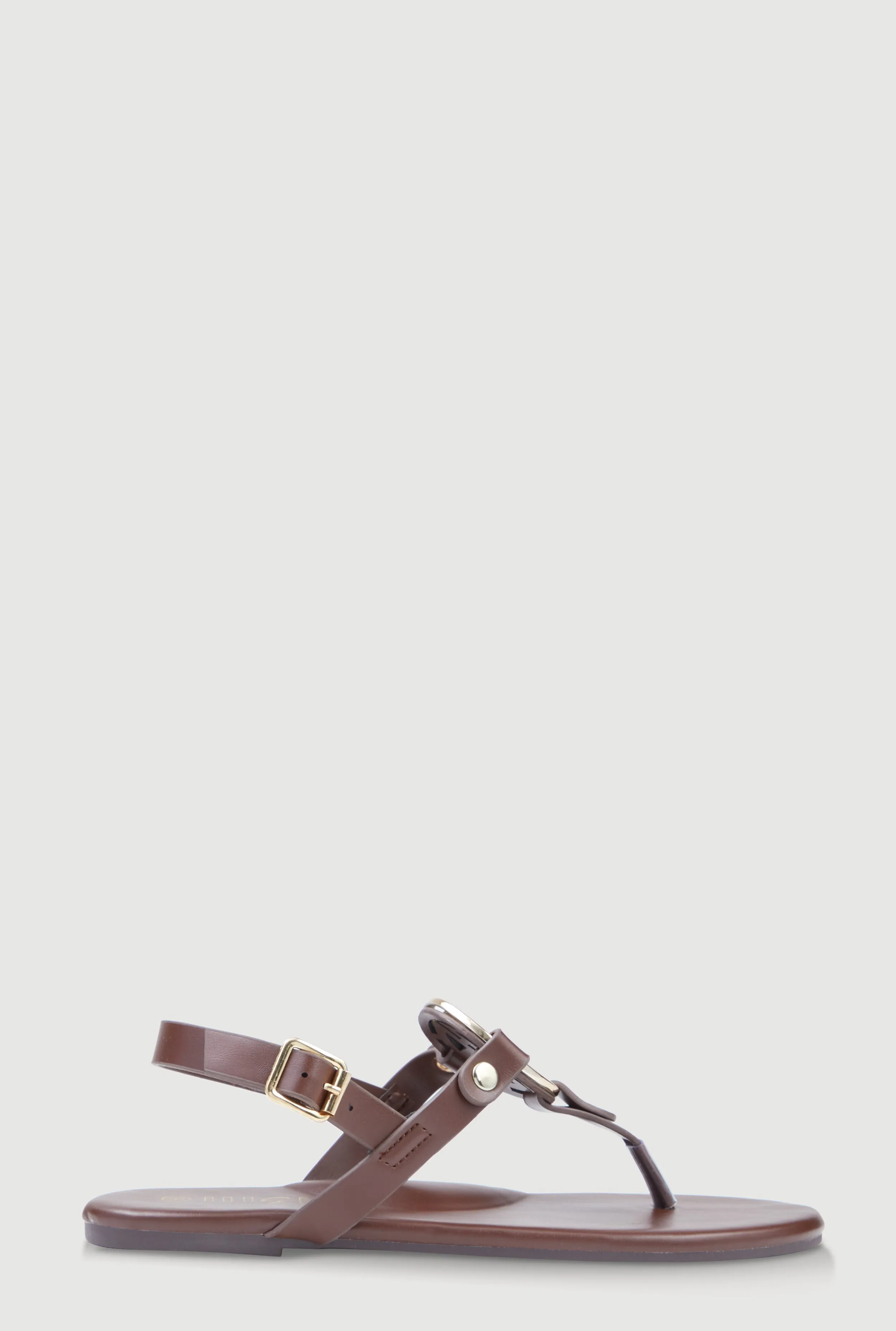 Metallic Geometric Pendant Thong Sandals sold by Rainbow product image thumbnail 2