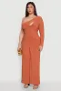 Plus Size One Shoulder Keyhole Top sold by Rainbow