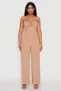 Crepe Knit Twist Front Jumpsuit sold by Rainbow
