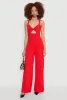 Crepe Knit Twist Front Jumpsuit sold by Rainbow