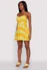 Gradient Floral Print Bustier Skater Dress sold by Rainbow