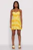 Gradient Floral Print Bustier Skater Dress sold by Rainbow