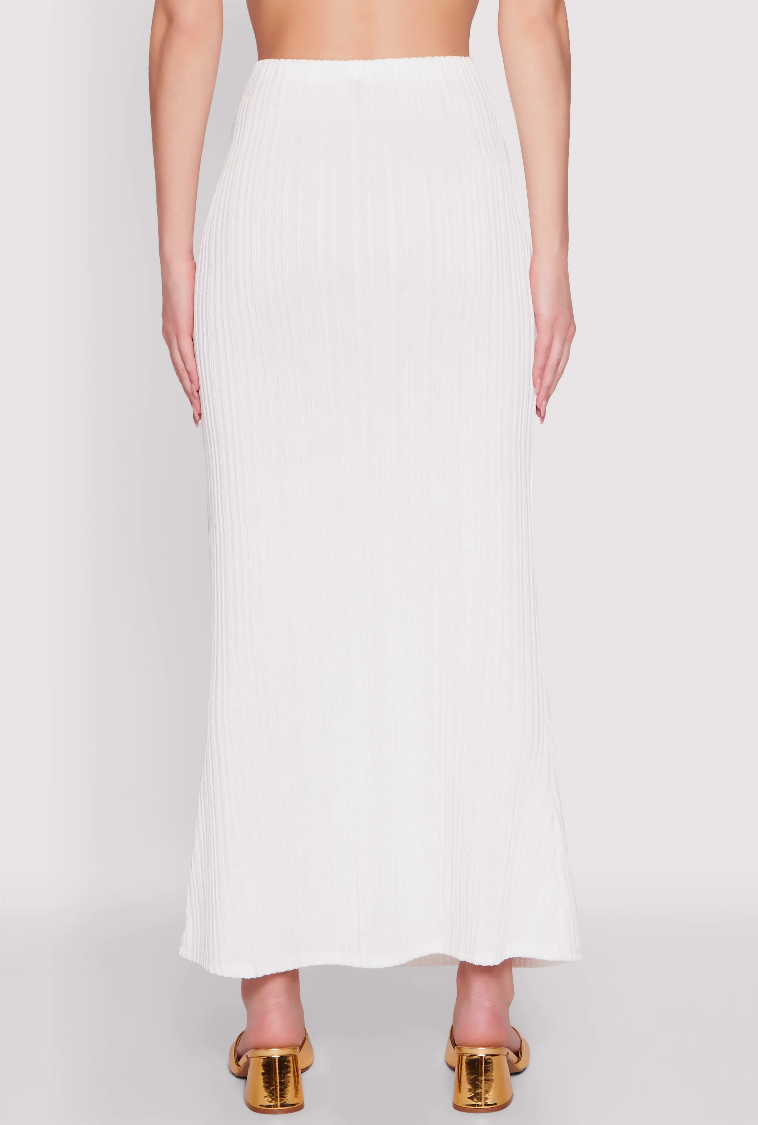 O Ring Metallic Detail Maxi Skirt sold by Rainbow product image thumbnail 5