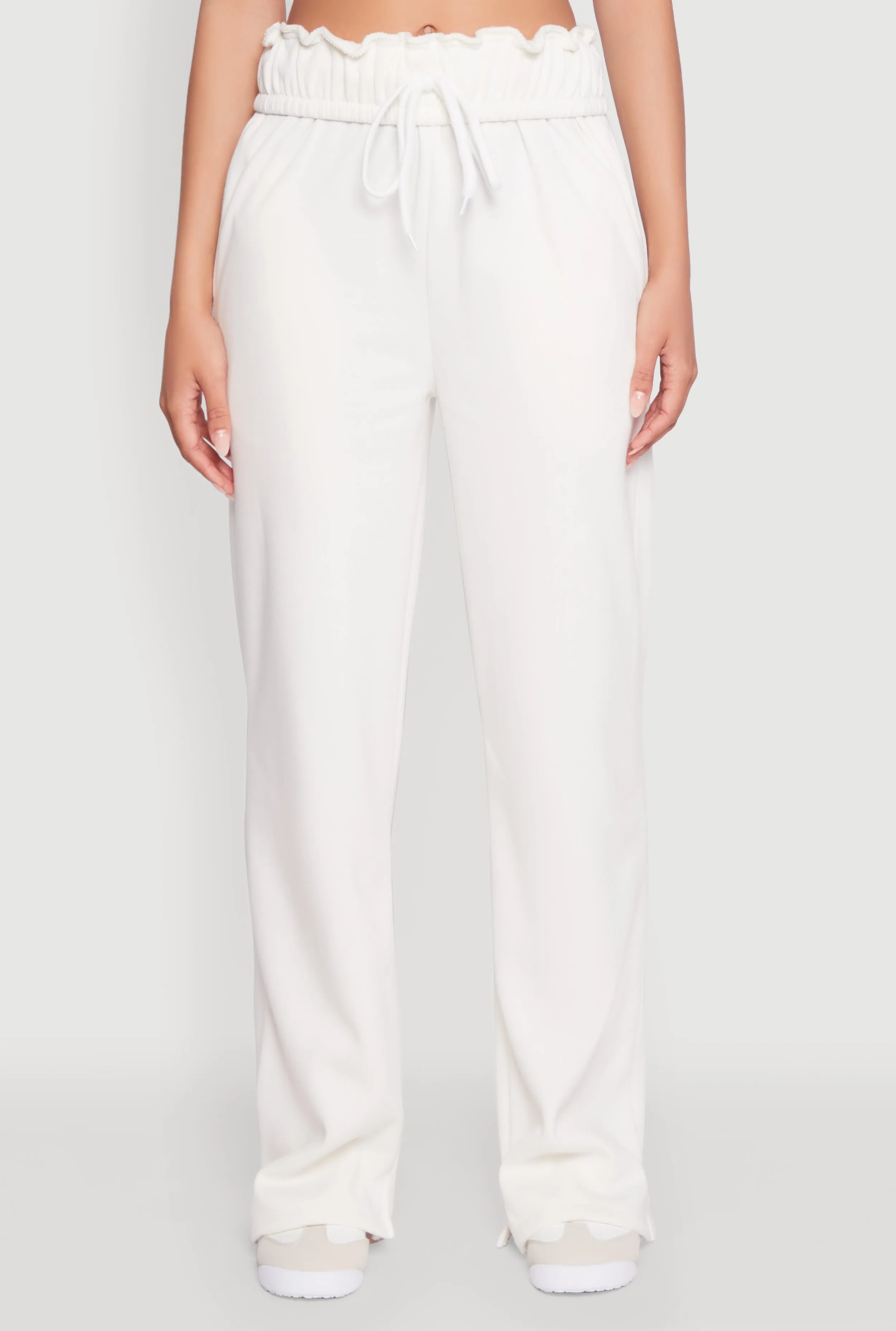 Drawstring Paper Bag Waist Sweatpants sold by Rainbow product image thumbnail 5