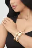 Metallic Beaded Stretch Bracelets Set of 2 sold by Rainbow
