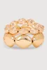 Metallic Beaded Stretch Bracelets Set of 2 sold by Rainbow