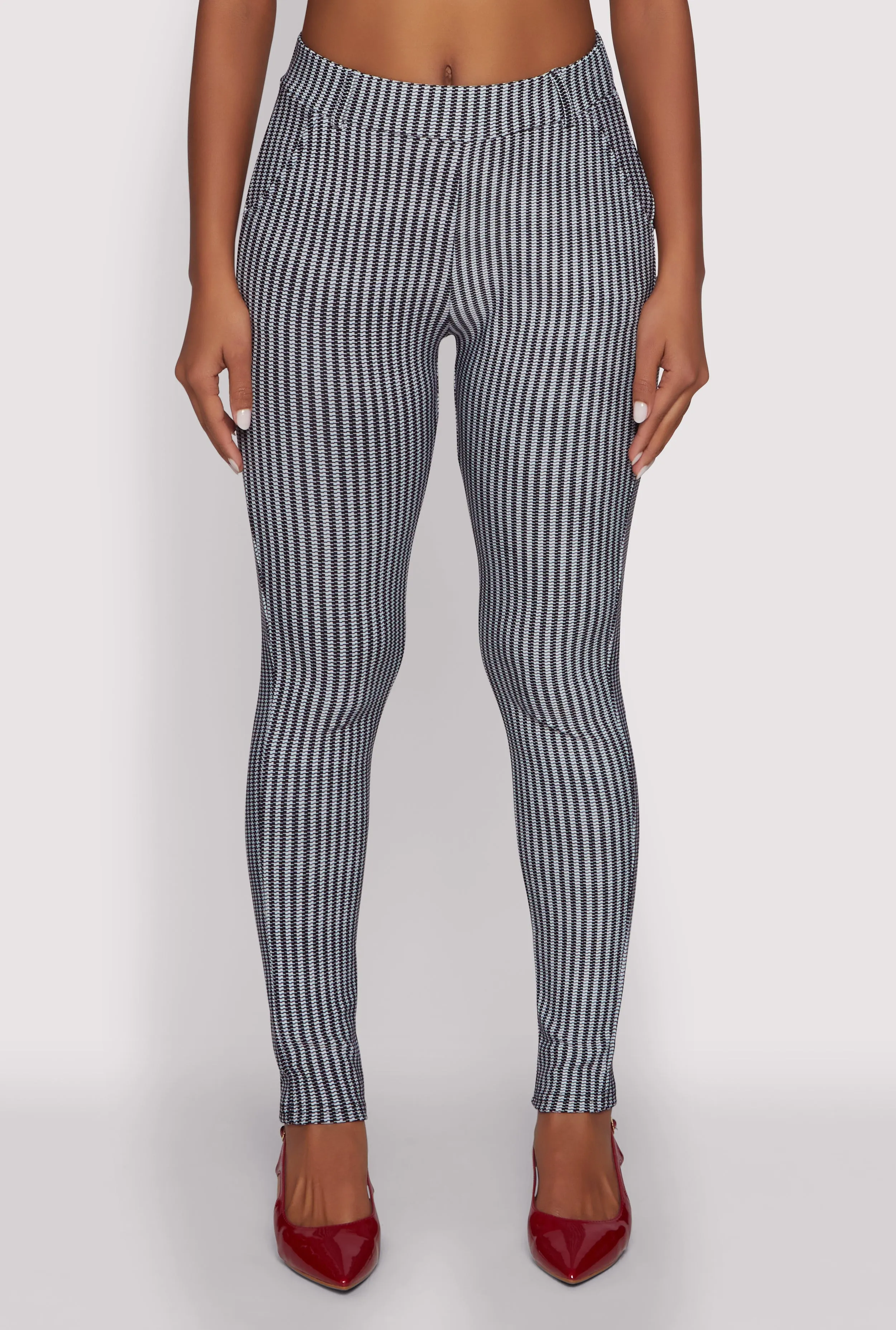 Body Contour Houndstooth Print Dress Pants sold by Rainbow product image thumbnail 5