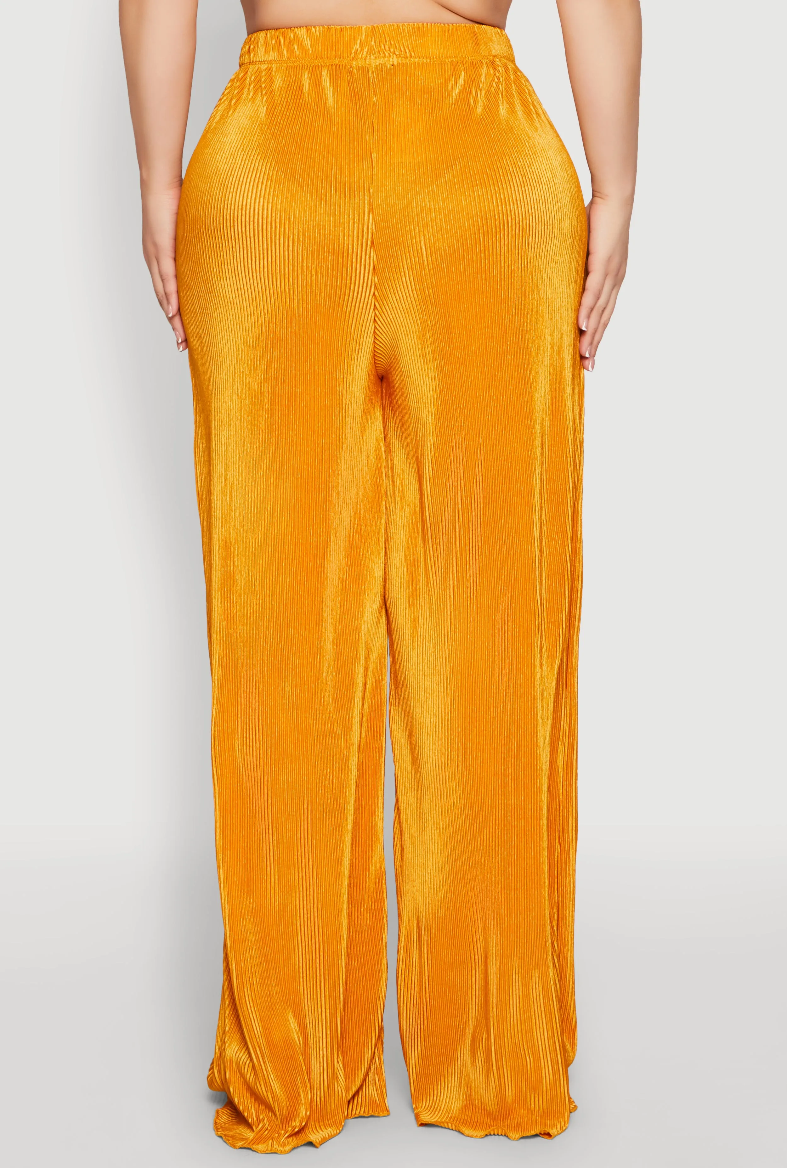 Plus Size Plisse Palazzo Pants sold by Rainbow product image thumbnail 5