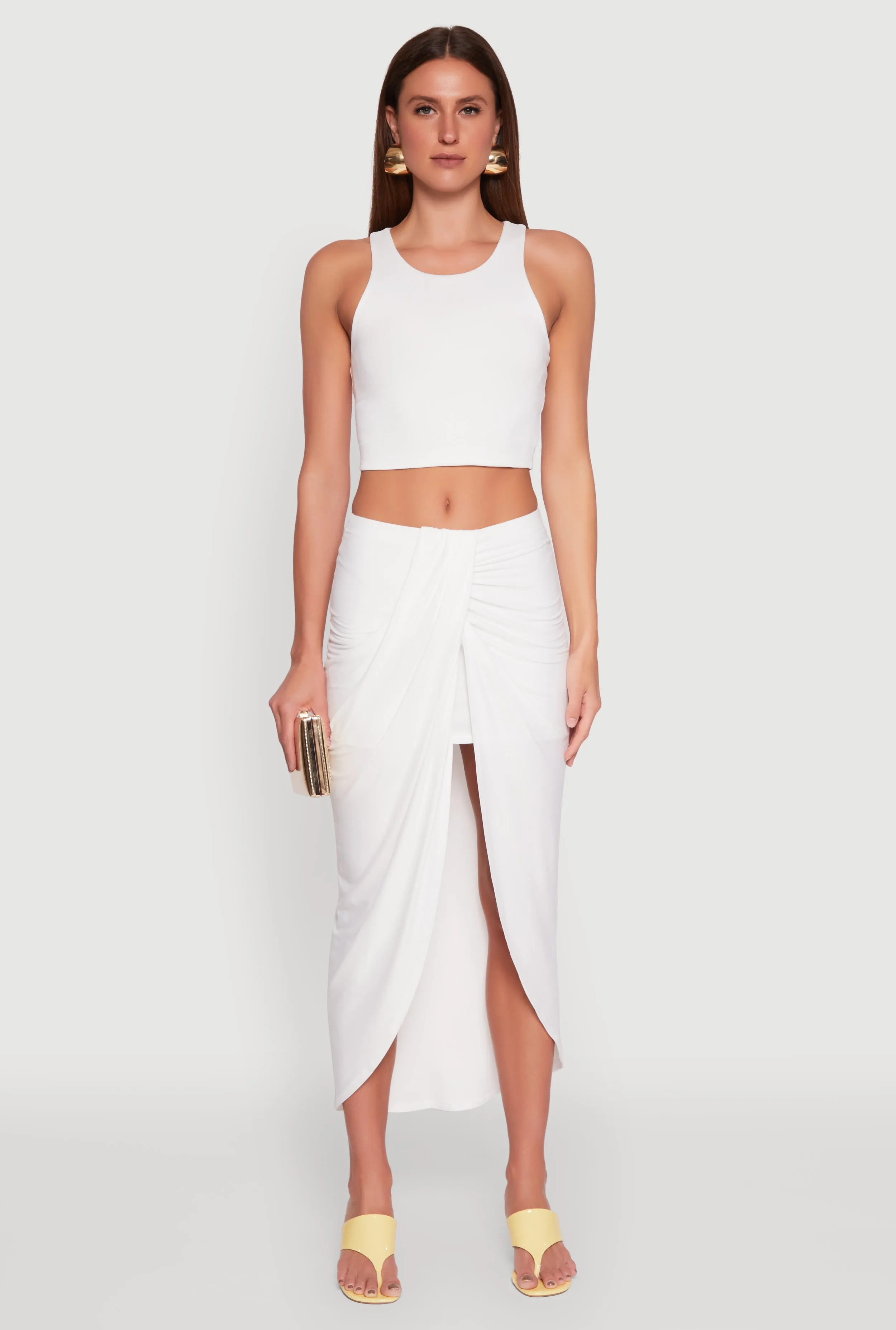 Soft Knit Cropped Tank Top sold by Rainbow product image thumbnail 3