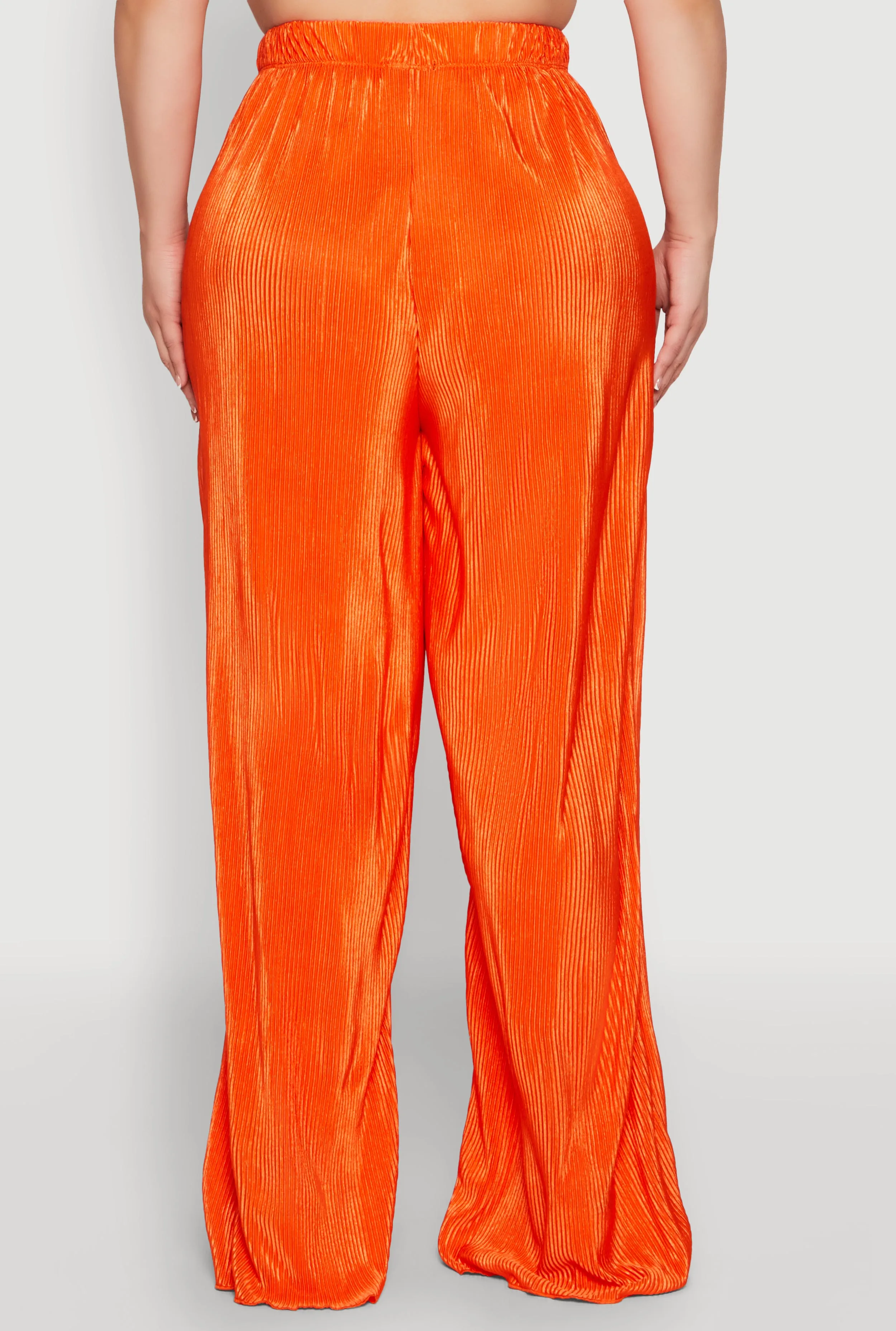 Plus Size Plisse Palazzo Pants sold by Rainbow product image thumbnail 5