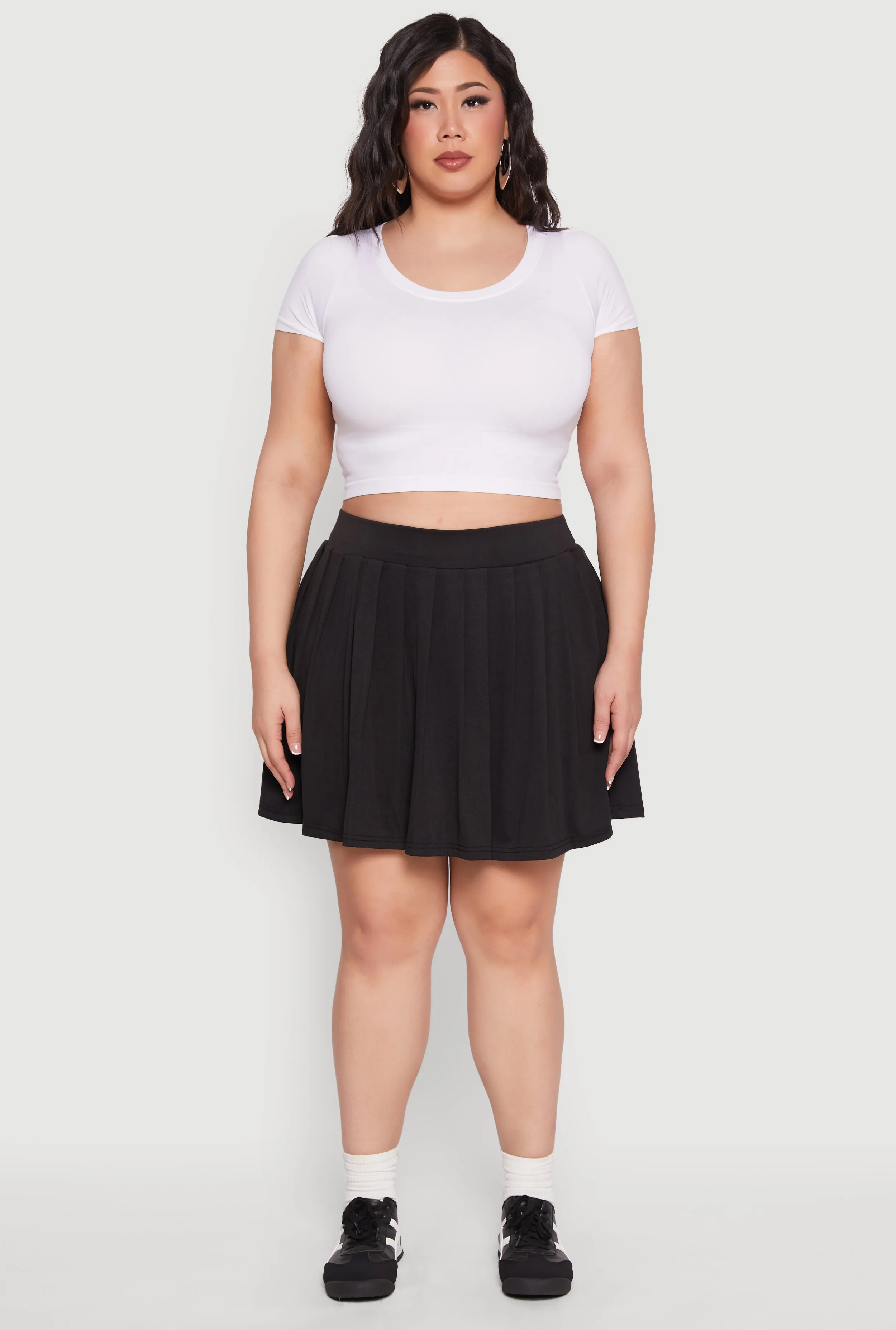 Plus Size Pleated Tennis Skirt sold by Rainbow product image thumbnail 2