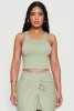 Soft Knit Cropped Tank Top sold by Rainbow