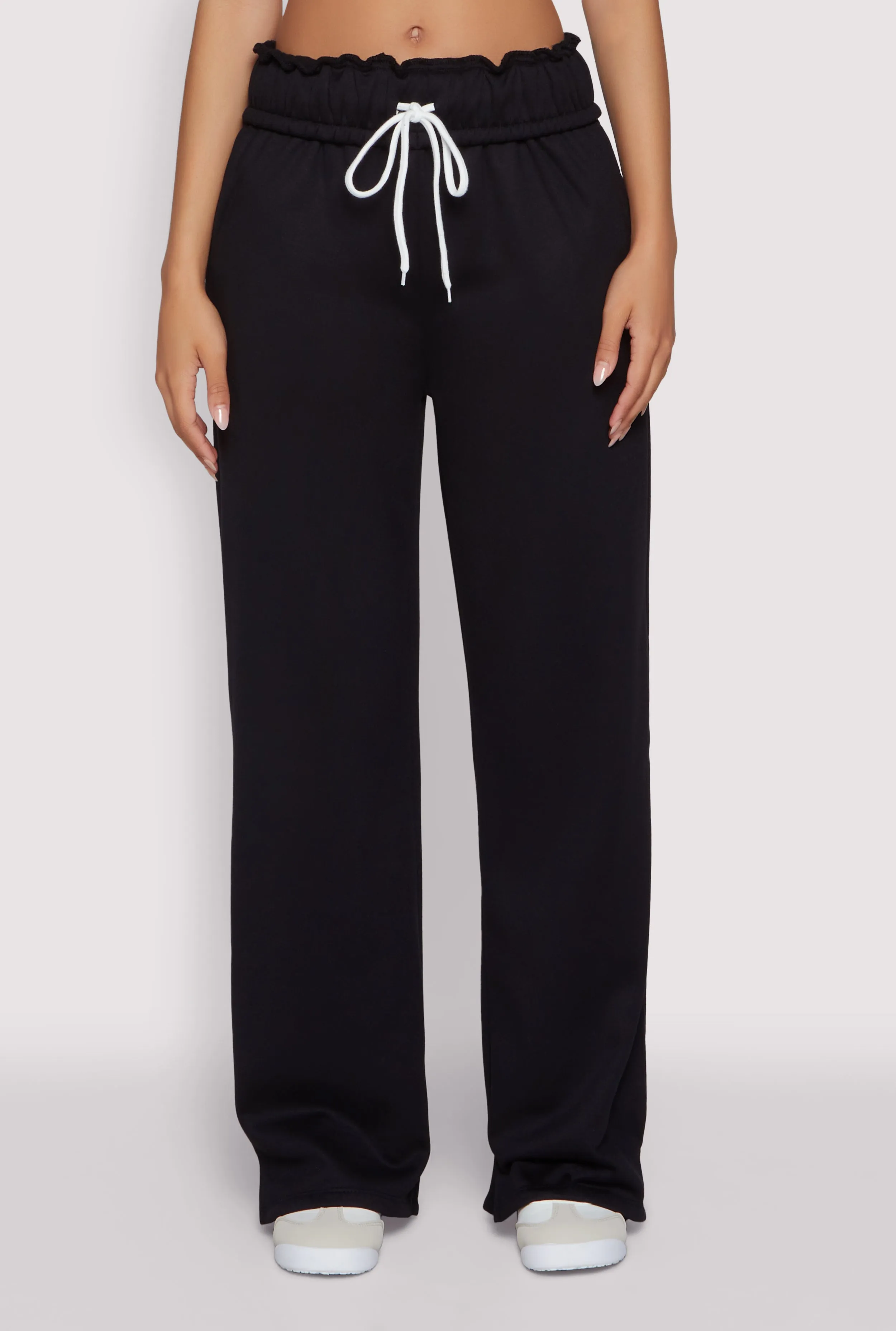 Drawstring Paper Bag Waist Sweatpants sold by Rainbow product image thumbnail 5