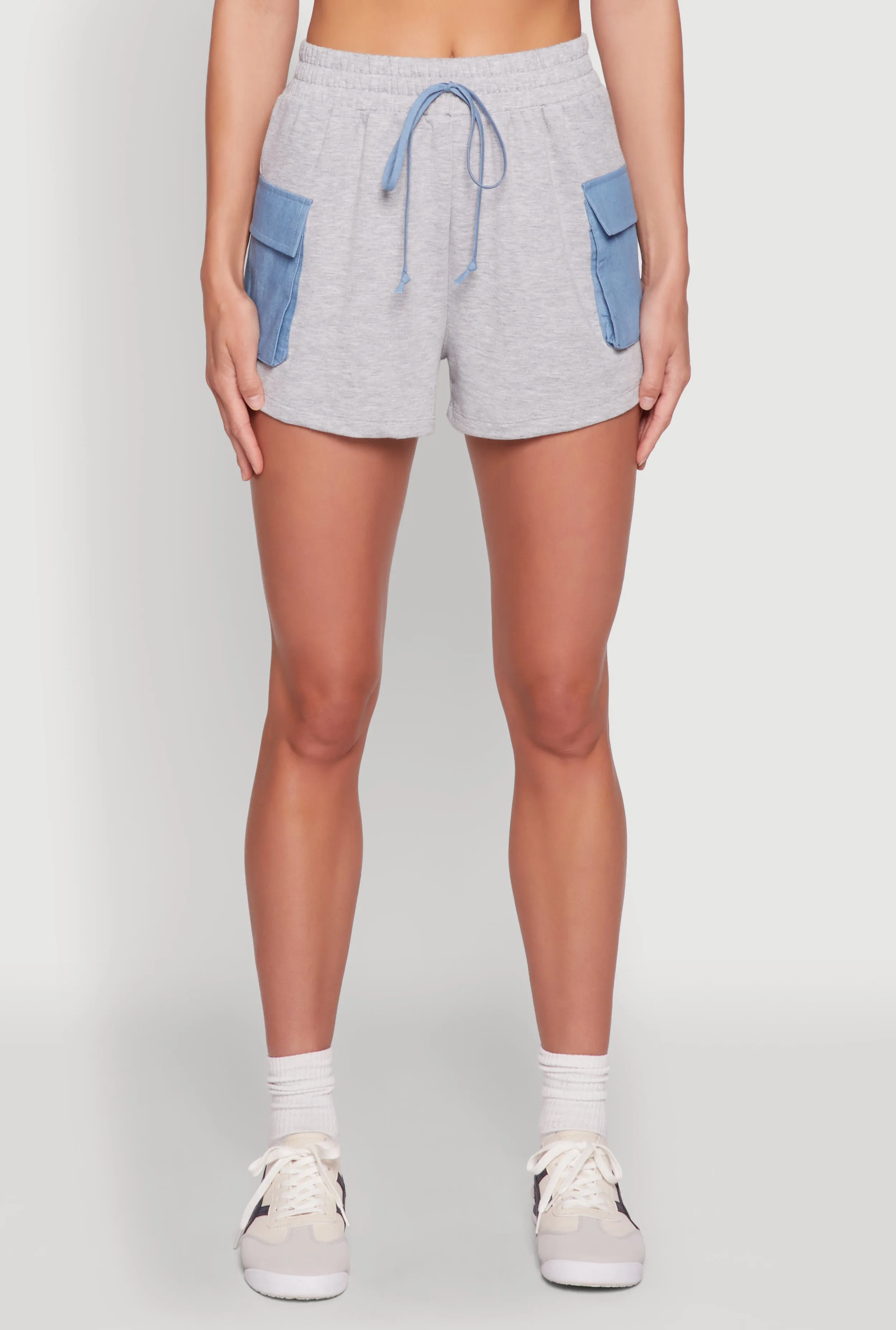 Chambray Cargo Pocket Sweatshorts sold by Rainbow product image thumbnail 3