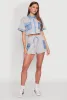 Chambray Cargo Pocket Sweatshorts sold by Rainbow