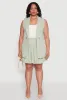 Plus Size Crepe Knit Bubble Skirt sold by Rainbow