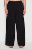 Plus Size Airy Tiered Palazzo Pants sold by Rainbow